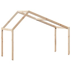 Toit de lit pour enfants 203x95,5x142 cm bois de pin massif 532323532323