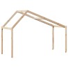 Toit de lit pour enfants 203x95,5x142 cm bois de pin massif 532323532323