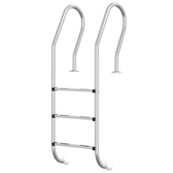Échelle de piscine 54x38x158 cm acier inoxydable 304 532324532324