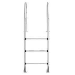 Échelle de piscine 54x38x158 cm acier inoxydable 304 532324532324