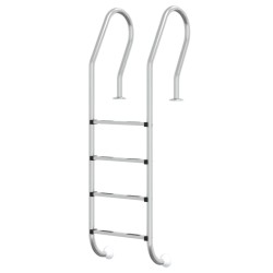 Échelle de piscine 54x38x184,5 cm acier inoxydable 304 532325532325