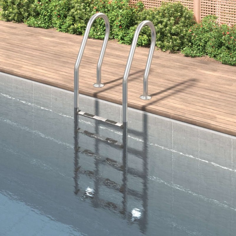 Échelle de piscine 54x38x211 cm acier inoxydable 304 532326532326