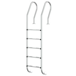 Échelle de piscine 54x38x211 cm acier inoxydable 304 532326532326