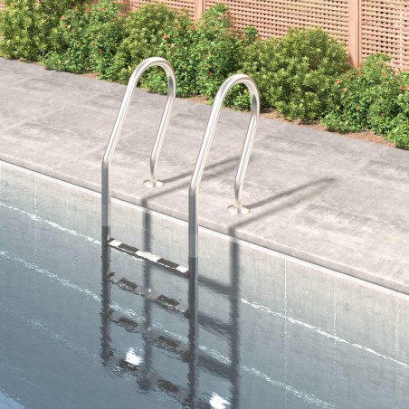Échelle de piscine 54x38x184,5 cm acier inoxydable 304 532327532327