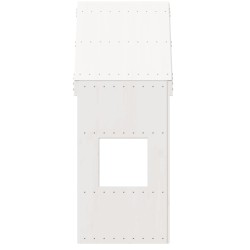 Toit de lit pour enfants blanc 55x99x139,5cm bois de pin massif 532331532331