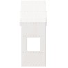 Toit de lit pour enfants blanc 55x99x139,5cm bois de pin massif 532331532331