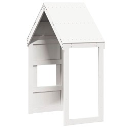 Toit de lit pour enfants blanc 55x99x139,5cm bois de pin massif 532331532331