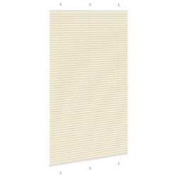 Store plissé crème 115x200cm largeur du tissu 114,4cm polyester 532336532336