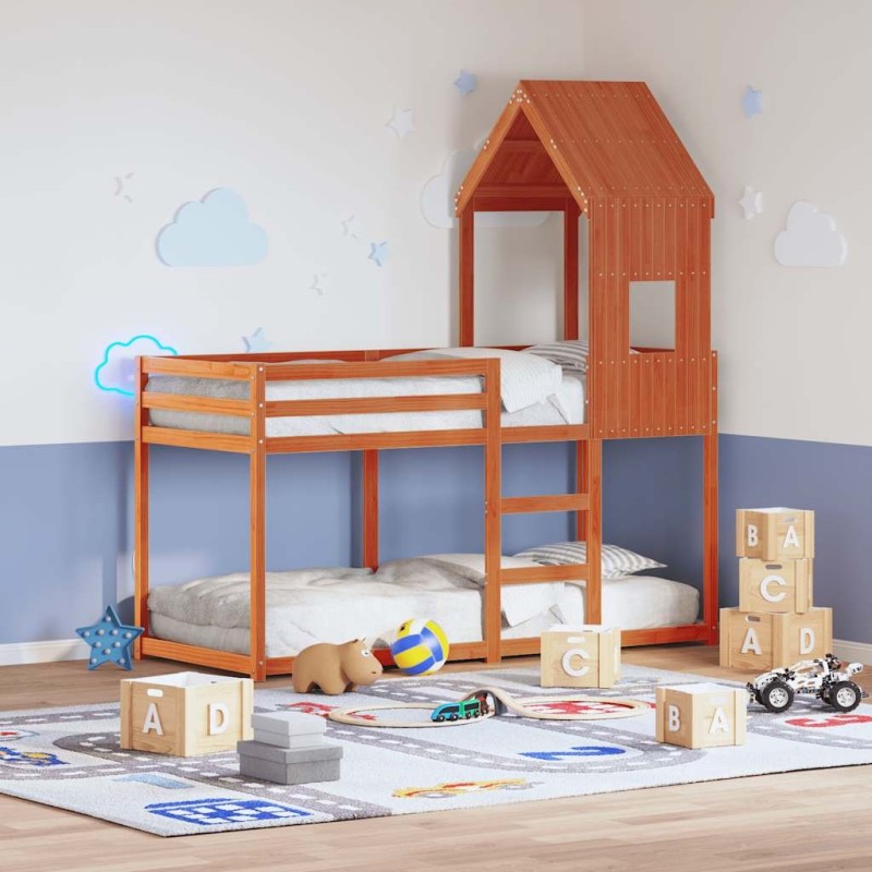 Toit de lit pour enfants 60x89x134,5 cm bois de pin massif 532337532337