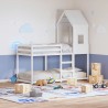 Toit de lit pour enfants blanc 60x89x134,5cm bois de pin massif 532338532338