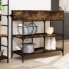 Chariot de cuisine chêne fumé 105x42x95 cm bois d'ingénierie 532341532341