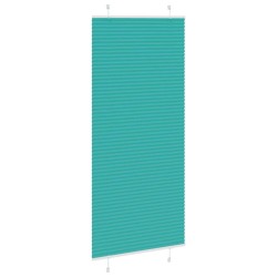 Store plissé vert pétrole 85x200 cm largeur du tissu 84,4 cm 532345532345