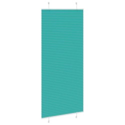 Store plissé vert pétrole 85x200 cm largeur du tissu 84,4 cm 532345532345