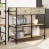 Chariot de cuisine chêne sonoma 105x42x95 cm bois d'ingénierie 532350532350