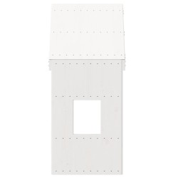 Toit de lit pour enfants blanc 60x99x139,5cm bois de pin massif 532363532363