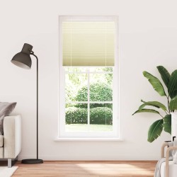 Store plissé crème 95x200 cm largeur du tissu 94,4 cm polyester 532366532366