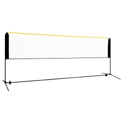 Filet de badminton réglable 400x103x94-158 cm Métal  532370532370