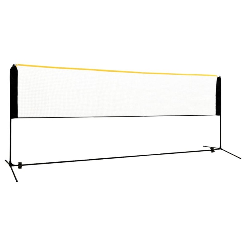Filet de badminton réglable 400x103x94-158 cm Métal  532370532370