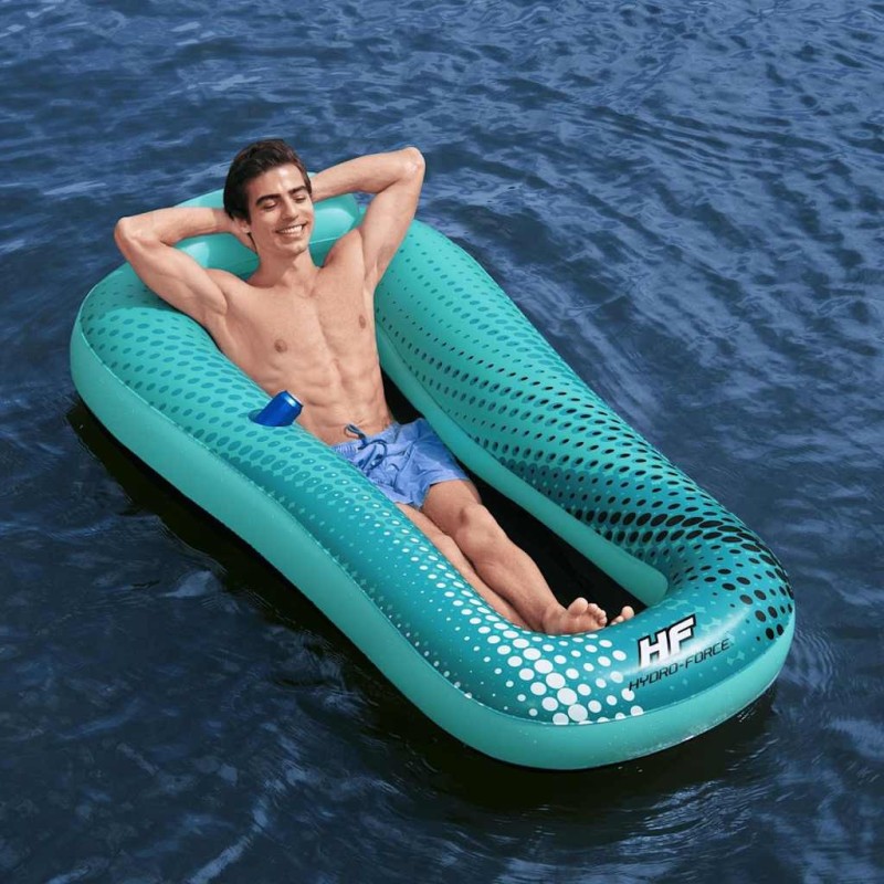 Bestway Flotteur gonflable en maille Hydro Force Sol Venture 188x109cm 532372532372