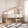 Toit de lit pour enfants 188x82x113 cm bois de pin massif 532373532373