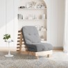 Canapé-lit futon avec matelas 60x206x11 cm bois massif de pin 532374532374