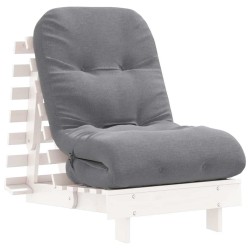 Canapé-lit futon avec matelas 60x206x11 cm bois massif de pin 532375532375