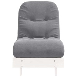 Canapé-lit futon avec matelas 60x206x11 cm bois massif de pin 532375532375