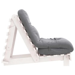 Canapé-lit futon avec matelas 60x206x11 cm bois massif de pin 532375532375
