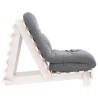 Canapé-lit futon avec matelas 60x206x11 cm bois massif de pin 532375532375