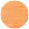 Dessus de table rond cire marron Ø80x2,5 cm bois de pin massif 532378532378