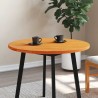Dessus de table rond cire marron Ø80x2,5 cm bois de pin massif 532378532378