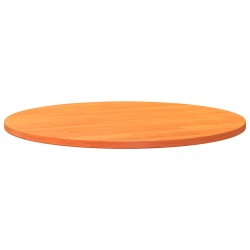 Dessus de table rond cire marron Ø80x2,5 cm bois de pin massif 532378532378