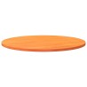 Dessus de table rond cire marron Ø80x2,5 cm bois de pin massif 532378532378