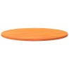 Dessus de table rond cire marron Ø90x2,5 cm bois de pin massif 532379532379