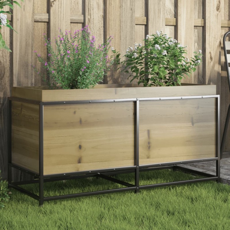 Jardinière 100x40x50 cm bois de pin imprégné 532382532382
