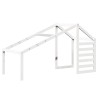 Toit de lit pour enfants blanc 188x82x113 cm bois de pin massif 532386532386