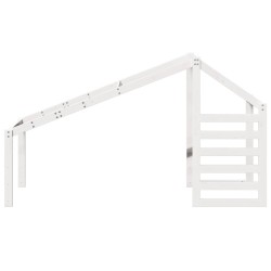 Toit de lit pour enfants blanc 188x82x113 cm bois de pin massif 532386532386