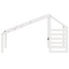 Toit de lit pour enfants blanc 188x82x113 cm bois de pin massif 532386532386
