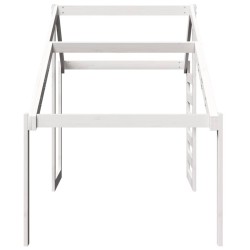 Toit de lit pour enfants blanc 188x82x113 cm bois de pin massif 532386532386