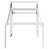 Toit de lit pour enfants blanc 188x82x113 cm bois de pin massif 532386532386