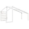 Toit de lit pour enfants blanc 188x82x113 cm bois de pin massif 532386532386