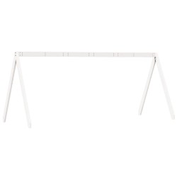 Toit de lit pour enfants blanc 199x80,5x88cm bois de pin massif 532390532390