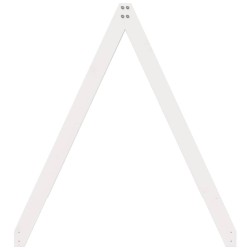 Toit de lit pour enfants blanc 209x85,5x88cm bois de pin massif 532393532393