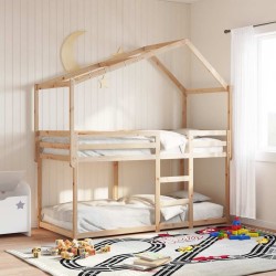 Toit de lit pour enfants 203x80,5x142 cm bois de pin massif 532401532401