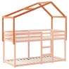 Toit de lit pour enfants 203x95,5x142 cm bois de pin massif 532404532404