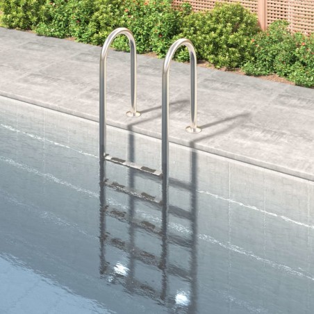 Échelle de piscine 54x38x211 cm acier inoxydable 304 532405532405