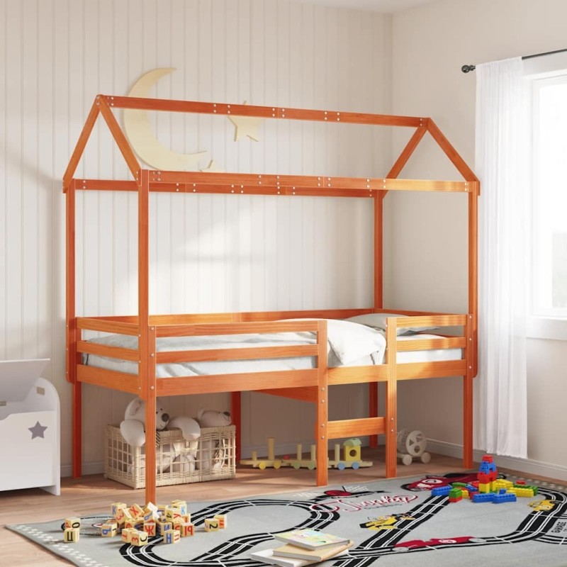 Toit de lit pour enfants 207x80,5x151,5 cm bois de pin massif 532407532407