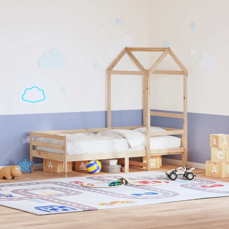 Toit de lit pour enfants 118x70x176,5 cm bois de pin massif 532408532408