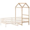 Toit de lit pour enfants 118x70x176,5 cm bois de pin massif 532408532408