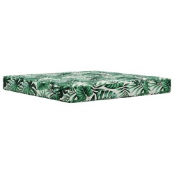 Coussin de canapé d'extérieur 3 pcs Motif feuille Polyester 532414532414